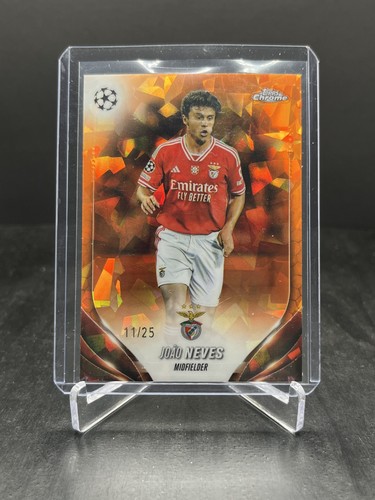Joao Neves 2023 Topps Chrome Sapphire Orange /25