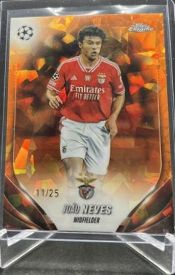 Joao Neves 2023 Topps Chrome Sapphire Orange /25