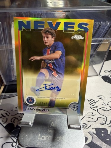Joao Neves 2024 Topps Chrome True Gold /50