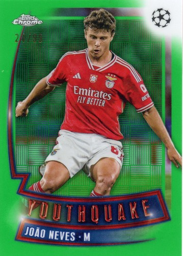 Joao Neves 2023 Topps Chrome UEFA Club Competitions /99