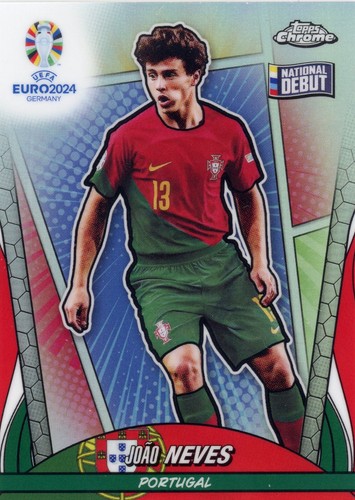 Joao Neves 2024 Topps Chrome UEFA Euro