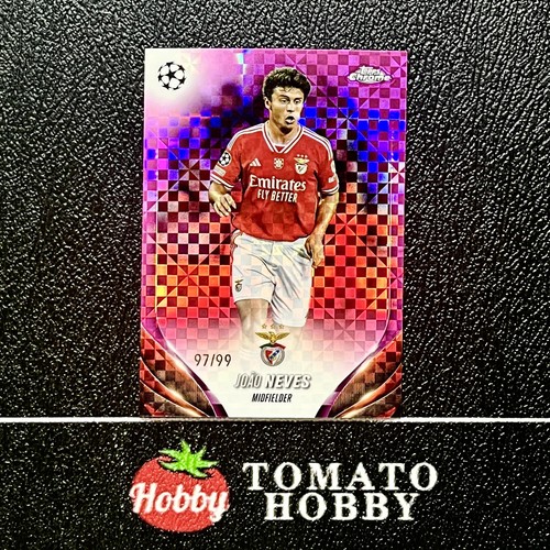 Joao Neves 2023 Topps Cromo UEFA Magenta X-Fractor /99