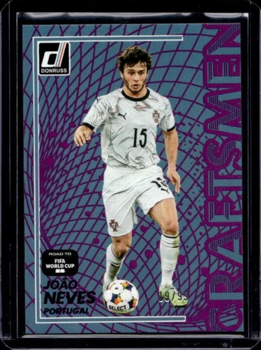 Joao Neves 2025 Panini Donruss Artesanos Púrpura /99