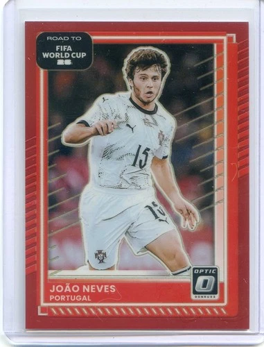 Joao Neves 2025 Panini Donruss Coppa del Mondo FIFA Ottica Rossa /199