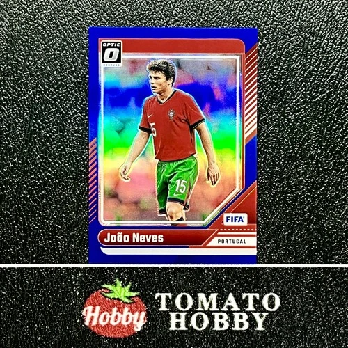 Joao Neves 2024 Panini Donruss FIFA 2024-25 Optic Blue Refractor /149