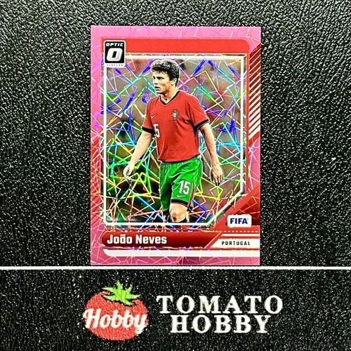 Joao Neves 2024 Panini Donruss FIFA Optic Pink Laser Refractor /99