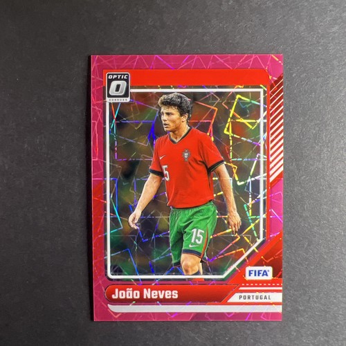 Joao Neves 2024 Panini Donruss FIFA Optic Pink Velocity Prizm /99
