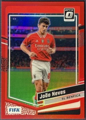 Joao Neves 2023 Panini Donruss Optic Red Prizm /299