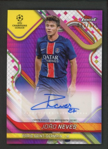 Joao Neves 2025 Topps Finest /125