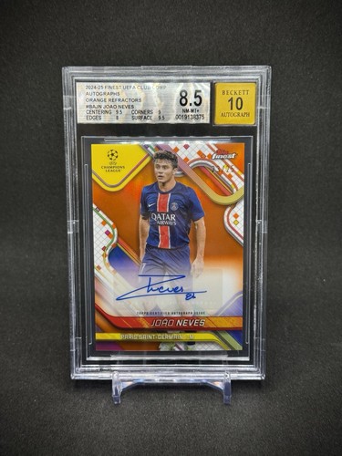 Joao Neves 2024 Topps Finest Arancione Rifrattore /25