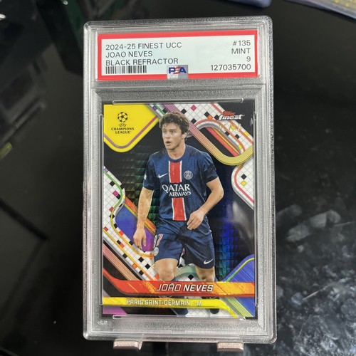 Joao Neves 2024 Topps Finest Black Refractor /10