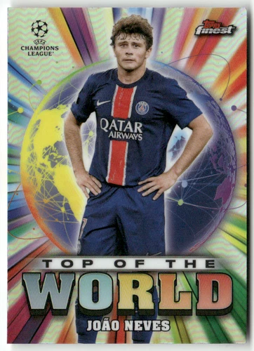 Joao Neves 2025 Topps Finest Champions League