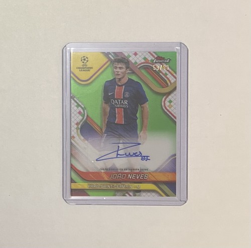Joao Neves 2024 Topps Finest Green Refractor /99