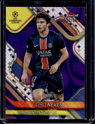 Joao Neves 2024 Topps Finest Lava Purple Refractor /199