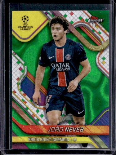 Joao Neves 2024 Topps Finest Lava Verde Refractor /99