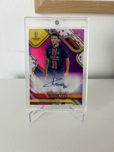 Joao Neves 2024 Topps Finest Pink /75
