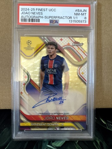 Joao Neves 2024 Topps Finest SuperFractor /1