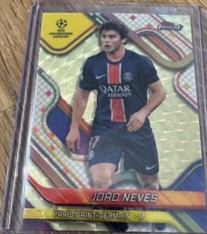 Joao Neves 2024 Topps Finest SuperFractor 1/1