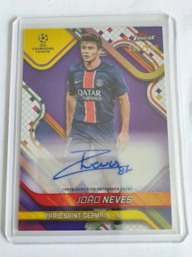 Joao Neves 2024 Topps Finest Violet Refractor /299