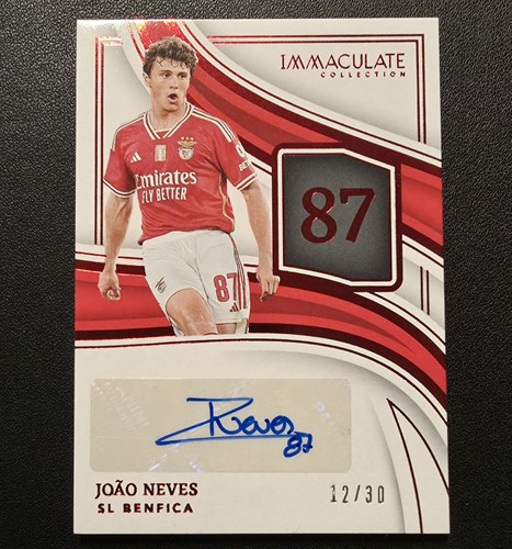 Joao Neves 2023 Panini Immaculée Red /30