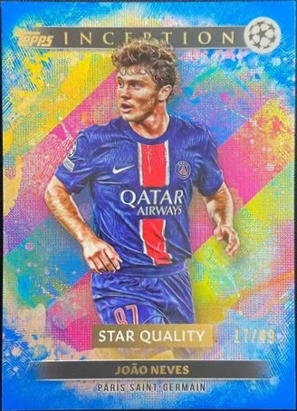 Joao Neves 2024 Topps Inception Blue /49