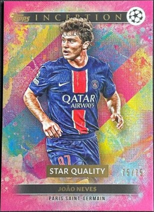Joao Neves 2024 Topps Inception Pink /75