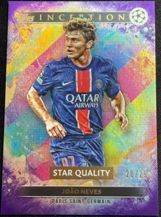 Joao Neves 2024 Topps Inception Purple /25