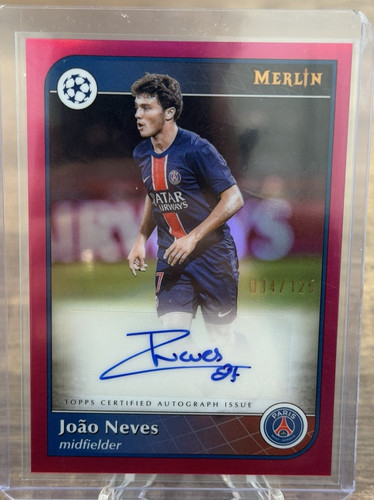 Joao Neves 2025 Topps Merlin Chrome /125