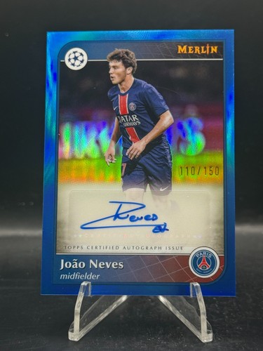 Joao Neves 2024 Topps Merlin Chrome Azul /150