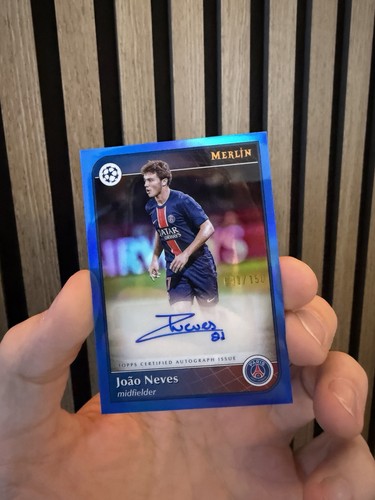 Joao Neves 2025 Topps Merlin Chrome Colour Match /150