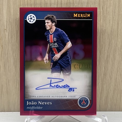Joao Neves 2024 Topps Merlin Chrome Magenta Refractor /125