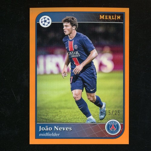 Joao Neves 2024 Topps Merlin Chrome Orange /25