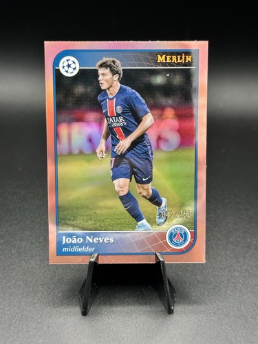 Joao Neves 2024 Topps Merlin Chrome Pink Shimmer /250