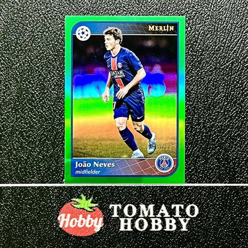 Joao Neves 2024 Topps Merlin Chrome UEFA Green Refractor /99