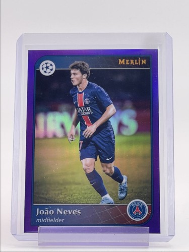 Joao Neves 2024 Topps Merlin Chrome Viola Rifrattore /15