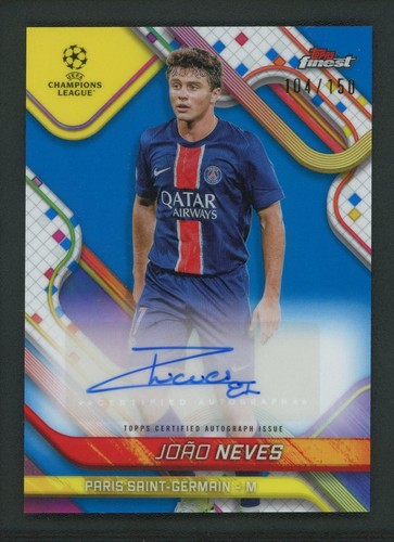 Joao Neves 2025 Topps Migliori Autografi UEFA Champions League /150