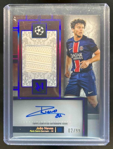 Joao Neves 2024 Topps Museum Collection Amethyst /99