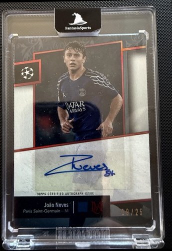 Joao Neves 2024 Topps Museum Collection UEFA /99