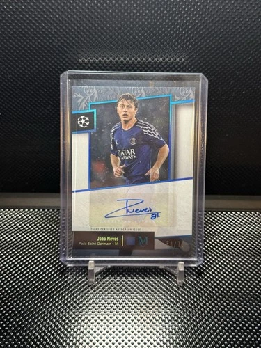 Joao Neves 2024 Topps Museum Collection UEFA Sapphire /75