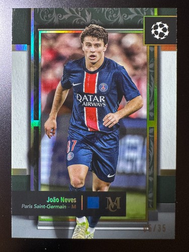 Joao Neves 2024 Topps Museum Collezione Ambra /35
