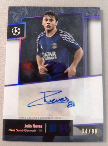 Joao Neves 2024 Topps Museum Purple /99