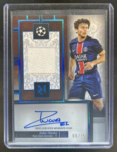 Joao Neves 2024 Topps Museum Sapphire /75