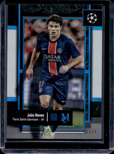 Joao Neves 2024 Topps Museum Sapphire /75