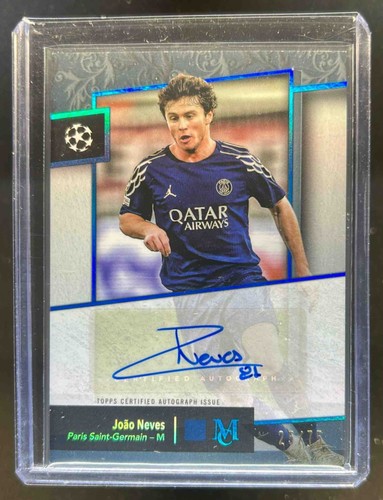 Joao Neves 2024 Topps Museum Zaffiro /75