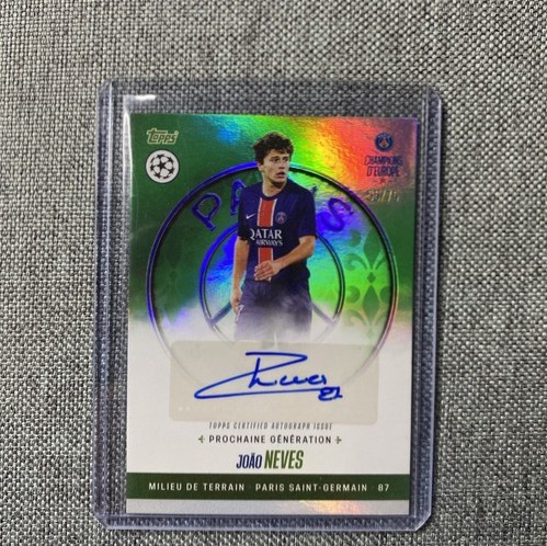 Joao Neves 2025 Topps Paris Saint-Germain /75