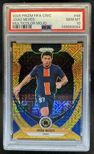 Joao Neves 2025 Panini Prizm FIFA Club World Cup Multicolor Mojo /25