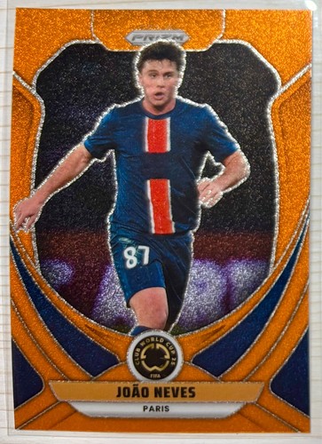 Joao Neves 2025 Panini Prizm FIFA Club World Cup Orange Glitter Prizm /99