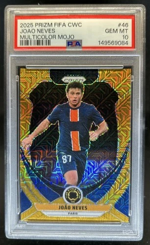 Joao Neves 2025 Panini Prizm Mojo Multicolor /25