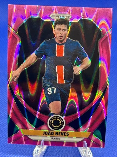 Joao Neves 2025 Panini Prizm Seismic Pink /299