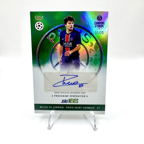 Joao Neves 2024 Topps PSG Champions d'Europe 51/75